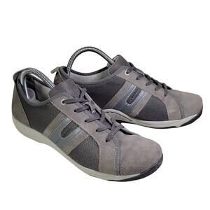Dansko Heidi Grey Athletic Lace Up Sneakers Womens Size 41 US Size 10.5 - 11